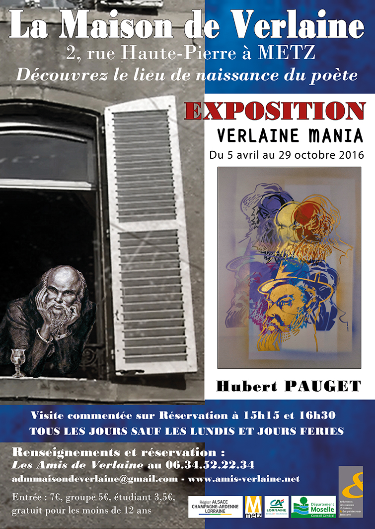 Affiche Verlaine mania d hubert pauget