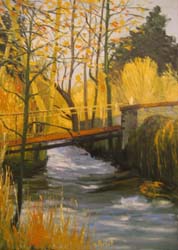 Pont de rivire, 25x34cm